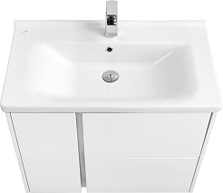 Акватон Тумба с раковиной Стоун 80 белая – фотография-2